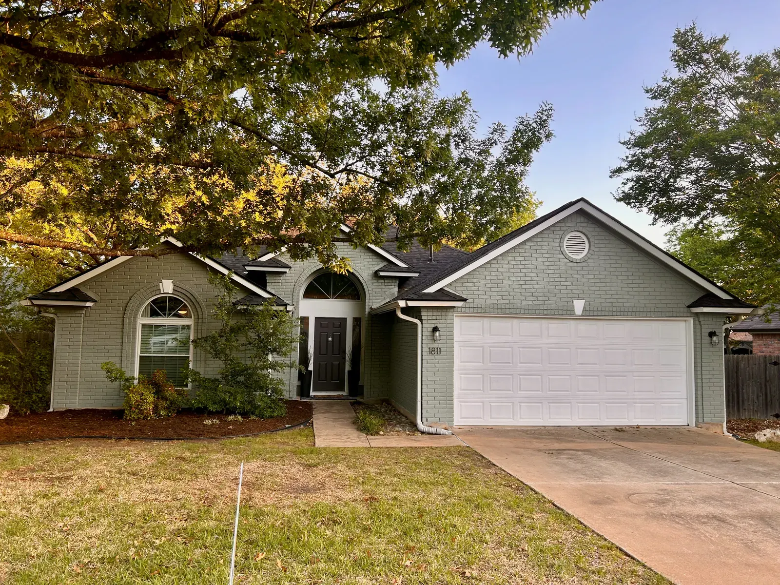 Sage Green Brick Ranch