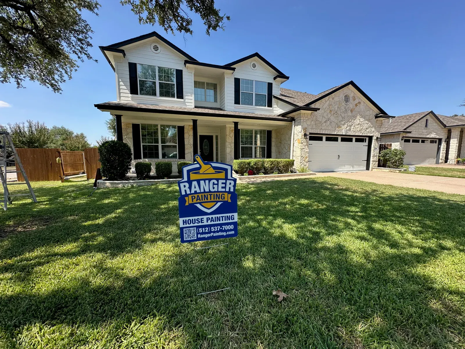 Stone Stucco Yard Sign
