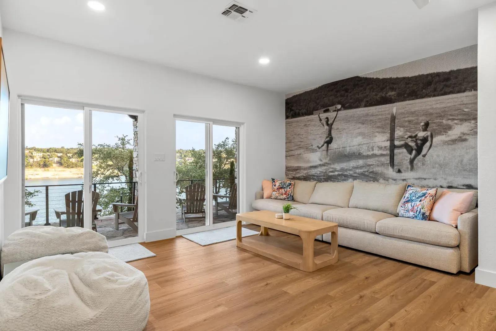 Living Room Surfer Mural